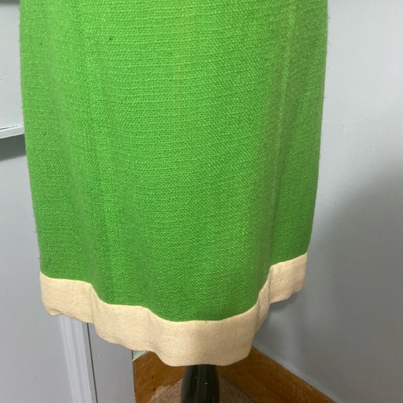 1960s Mod Vintage Green Dress - Picture 4 of 7